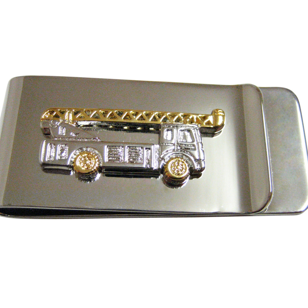 Construction Crane Truck Money Clip